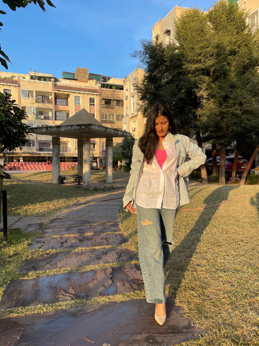 White Linen Shirt | Regular Fit