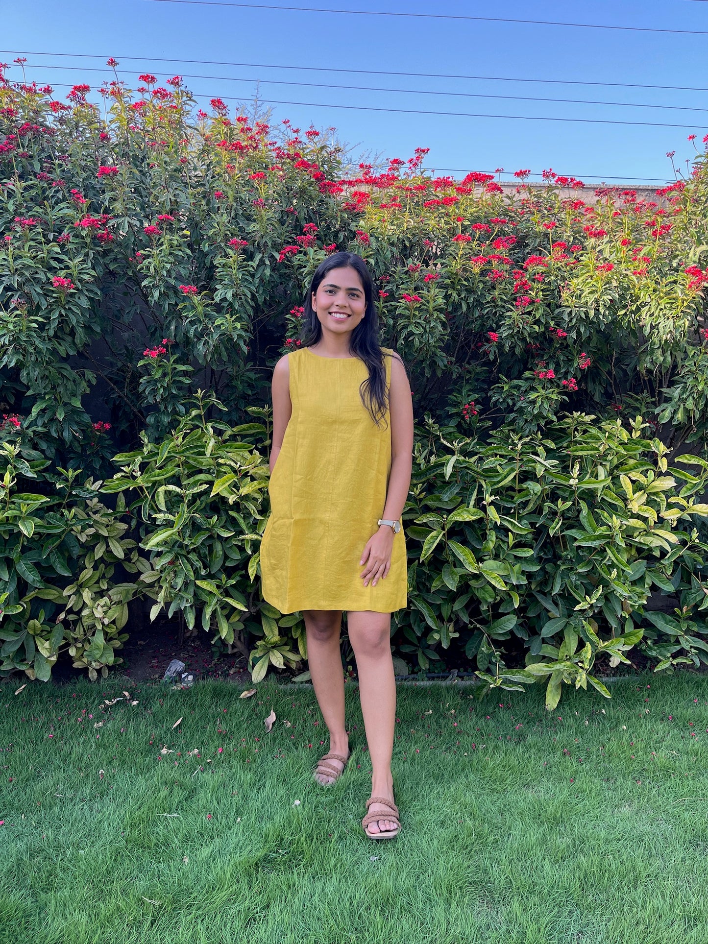 Mustard Tent Dress