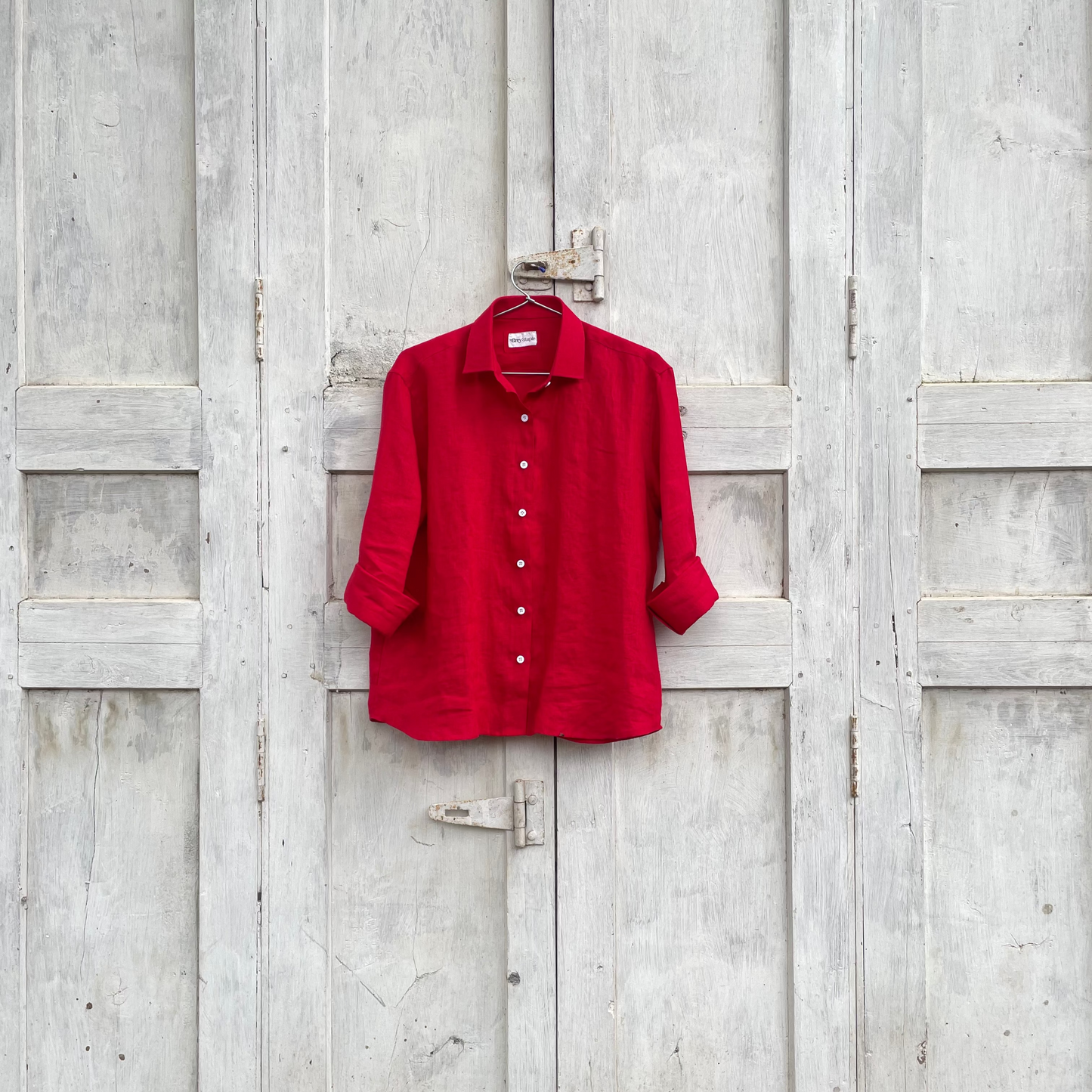 Cherry Linen Shirt