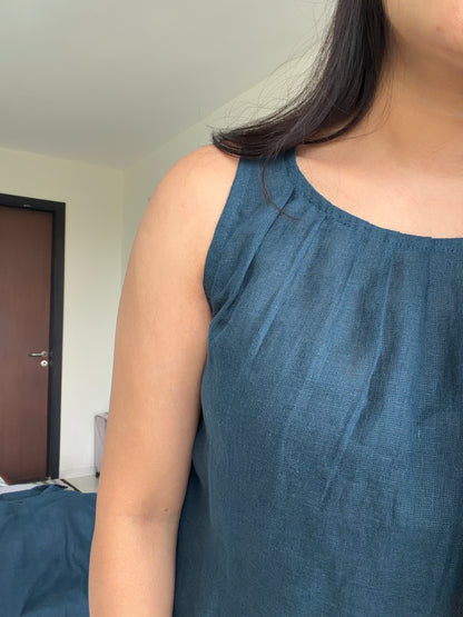 Tamanna Linen Top | 100% Pure Linen Women's Top