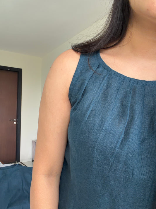 Tamanna Linen Top | 100% Pure Linen Women's Top