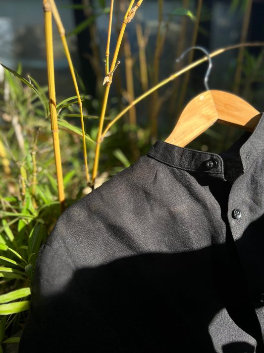 Black Linen Shirt