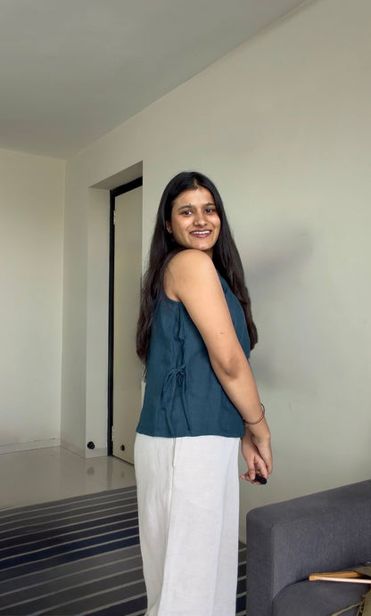 Tamanna Linen Top | 100% Pure Linen Women's Top