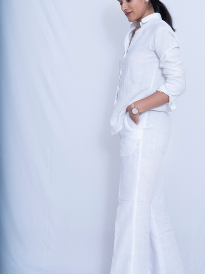 White Linen Shirt