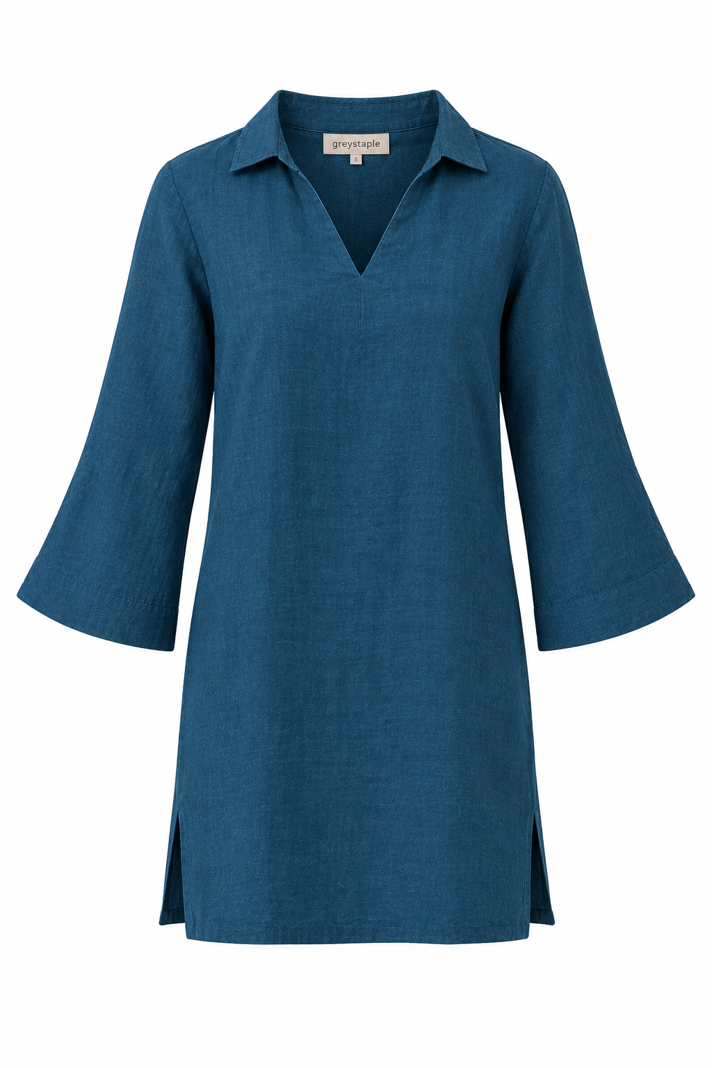 Deep Teal Ivy Dress | 100% Pure Linen