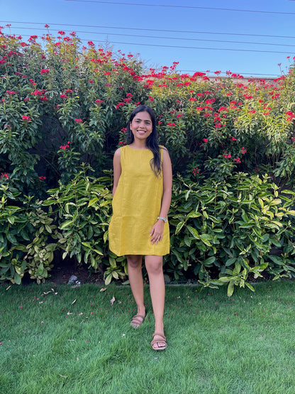 Mustard Tent Dress