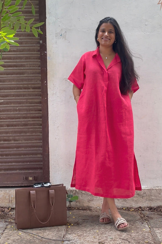 Linen Shirt Dress