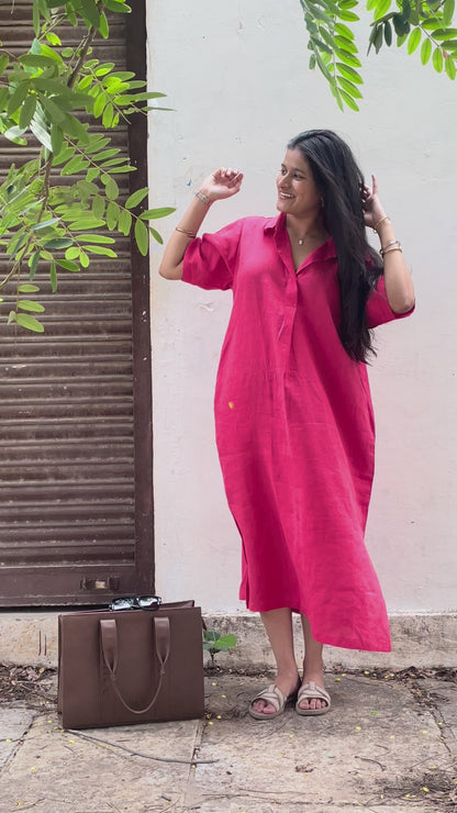Linen Shirt Dress