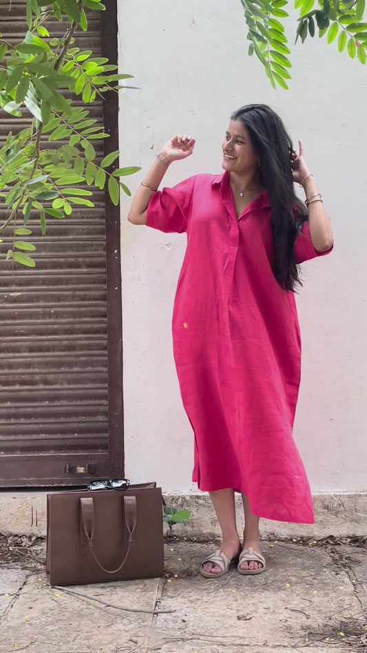 Linen Shirt Dress