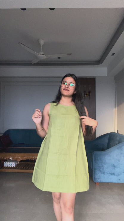 Pistachio Tent Dress