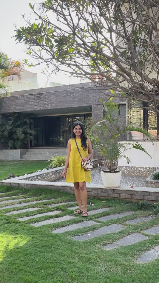 Mustard Tent Dress